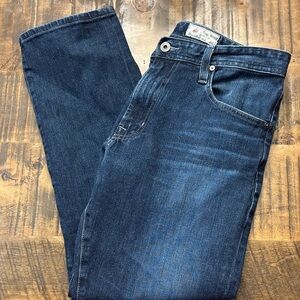 Ag Adriano Goldschmied Men’s Dark Blue Slim Straight Jeans